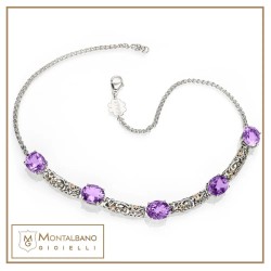 Collana Polvere di Stelle ponti piccoli con pietre